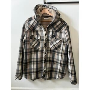 Departwest plaid jacket men's size XL